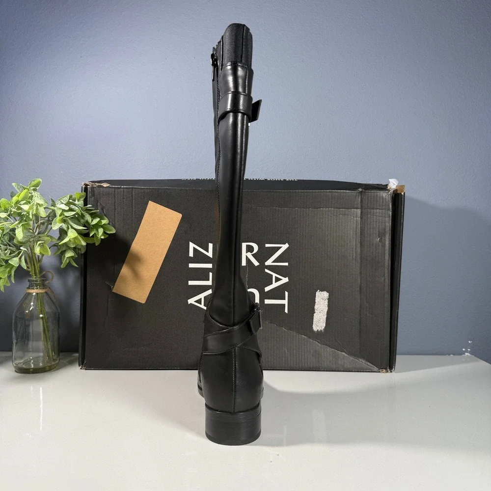 Naturalizer Sahara Black‎ Knee High Riding Boots Women's Size 6M